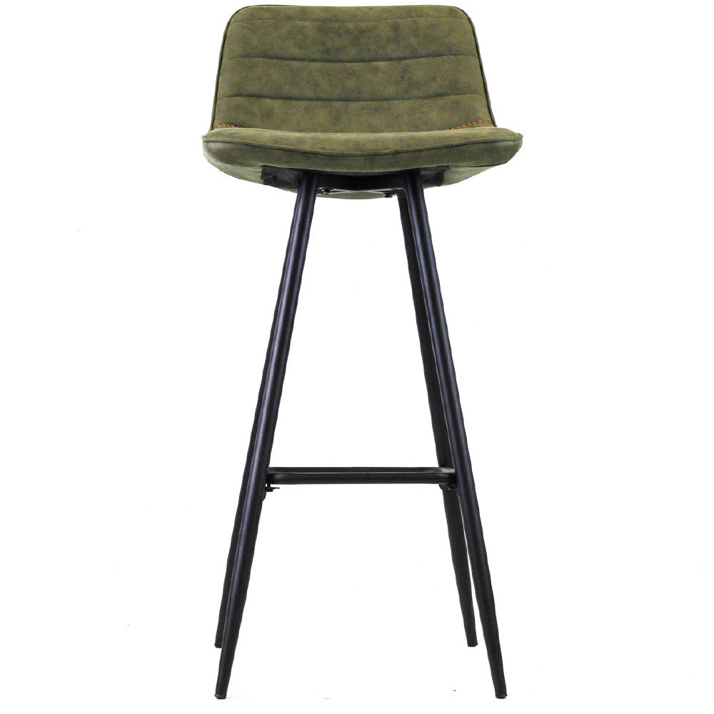 Bar Stool Jordan FavoFurn Green LxBxH 84x54x49 Fabric Nnb