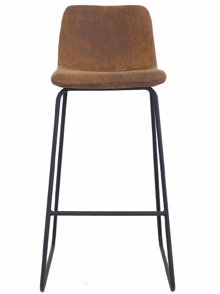 Bar Stool Byron FavoFurn Brown LxBxH 84x60x49 Fabric Nnb