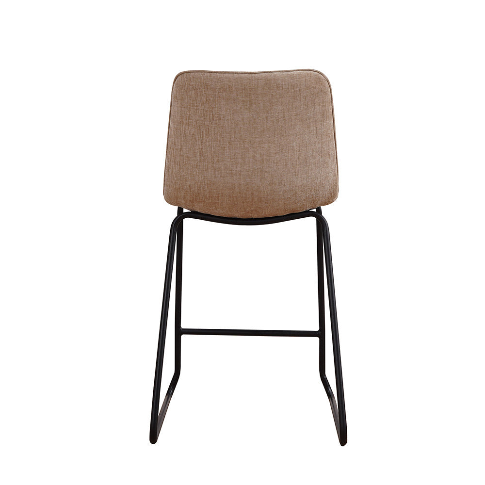 Bar Stool Heiloo FavoFurn Beige LxBxH 68x62x54 Polyester Nnb