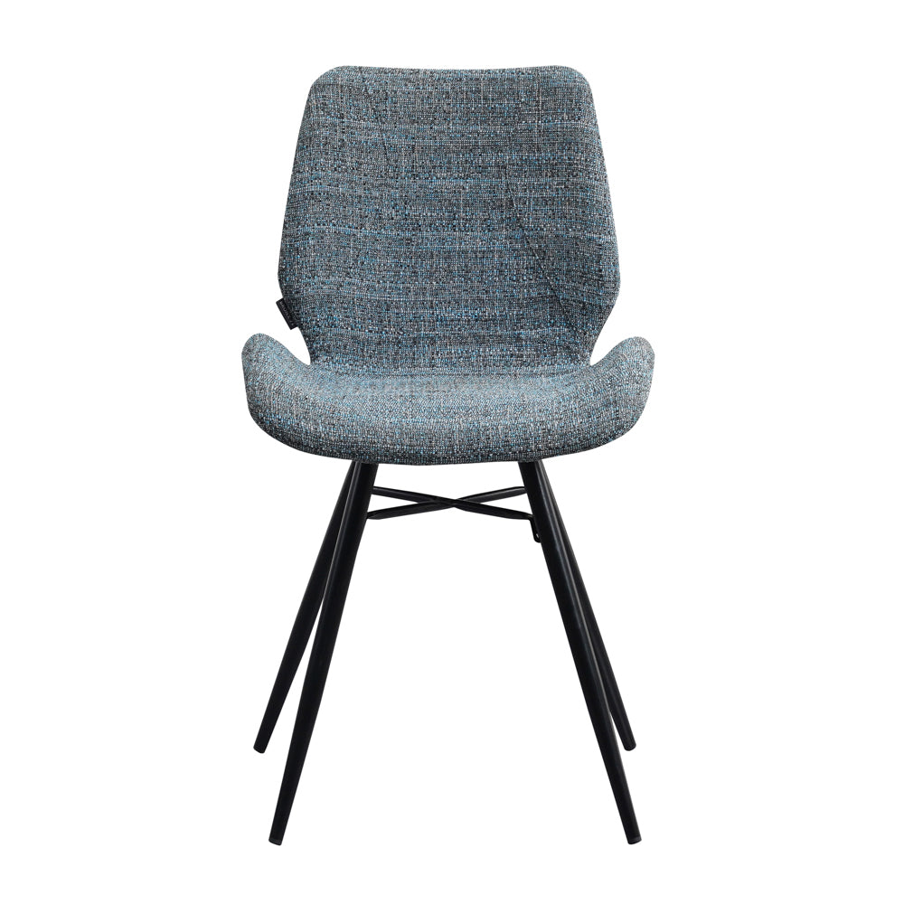 Dining Chair Barron FavoFurn Blue LxBxH 72x68x50 Fabric Nnb