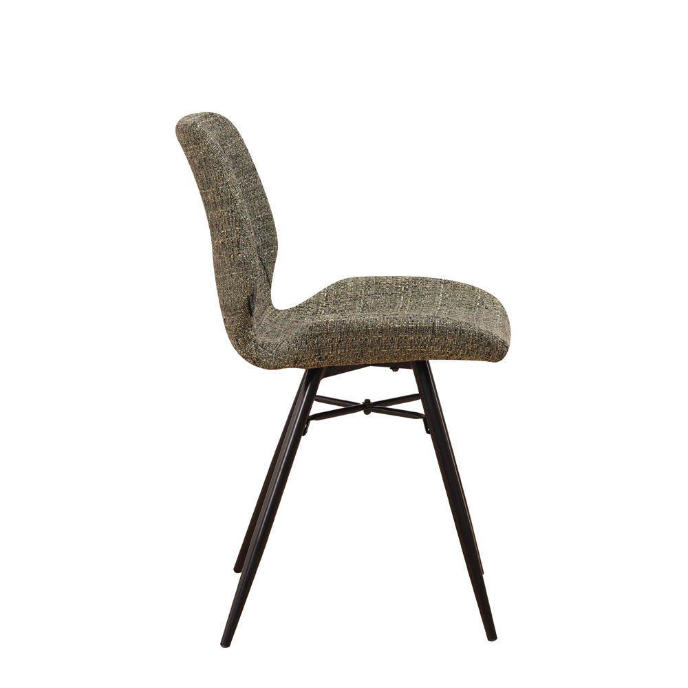 Dining Chair Barron FavoFurn Green LxBxH 72x68x50 Fabric Nnb