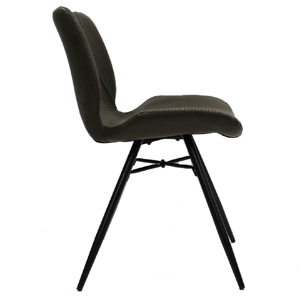 Dining Chair Barron FavoFurn Green LxBxH 72x68x50 Artificial leather Nnb