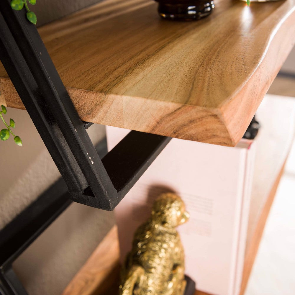 Wall Shelf Elba HomeHaven Brown LxBxH 104x30x25 Acacia wood Nnb