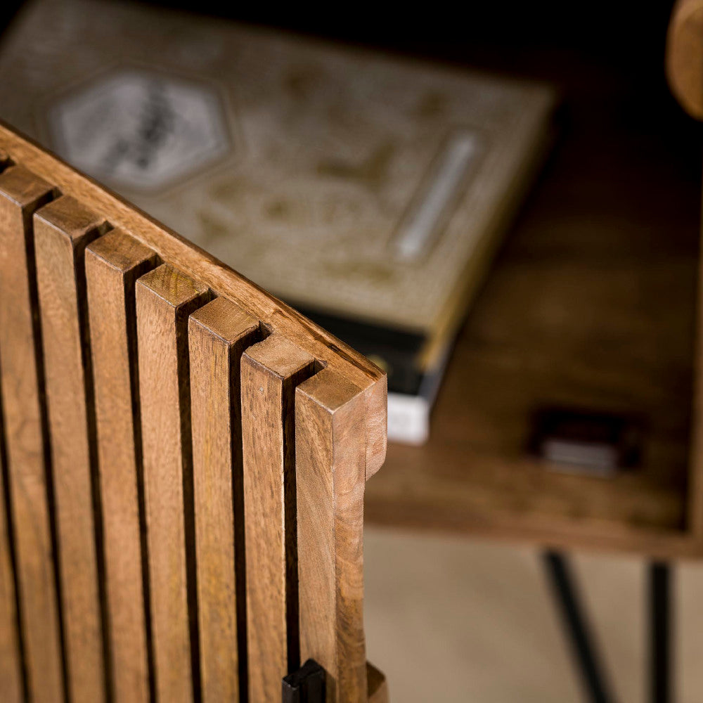 Wine Cabinet Barton HomeHaven Brown LxBxH 92x58x40 Mango wood Nnb