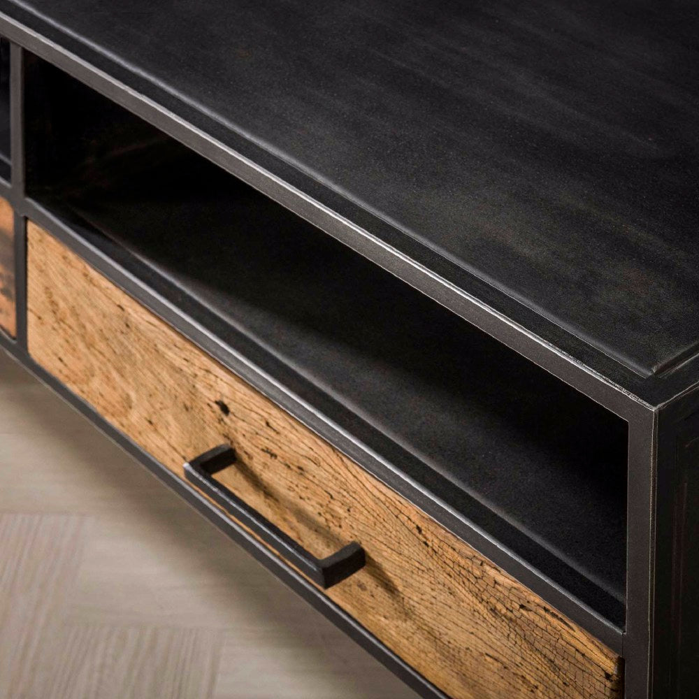 TV cabinet Alvin HomeHaven Anthracite LxBxH 153x44x33 Wood Nnb