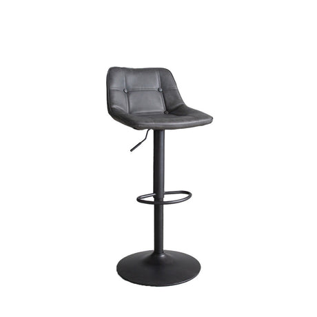 Bar Stool Ezra FavoFurn Anthracite LxBxH 56x55x54 Artificial leather Nnb