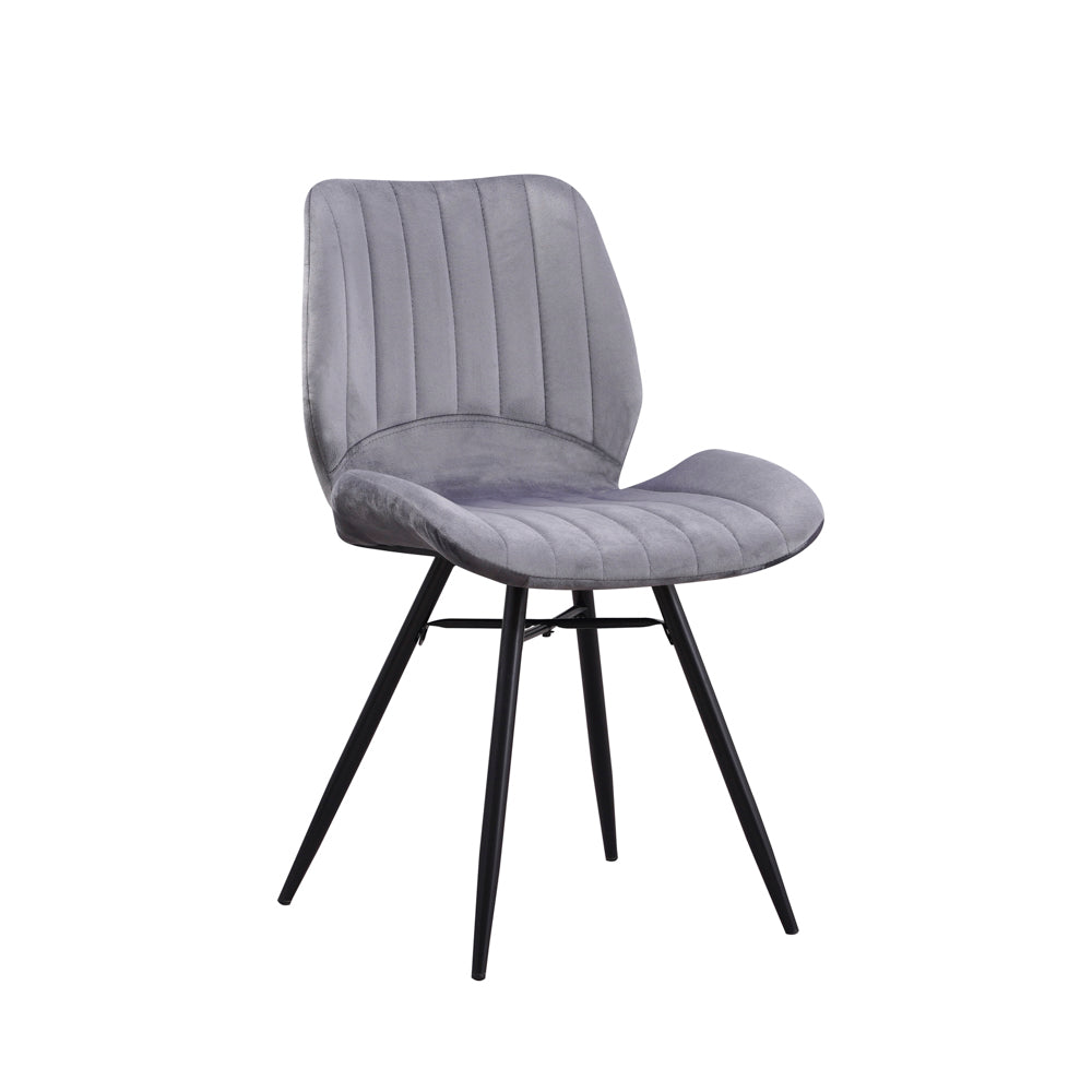 Dining Chair Barron FavoFurn Anthracite LxBxH 71x67x49 Fabric Nnb