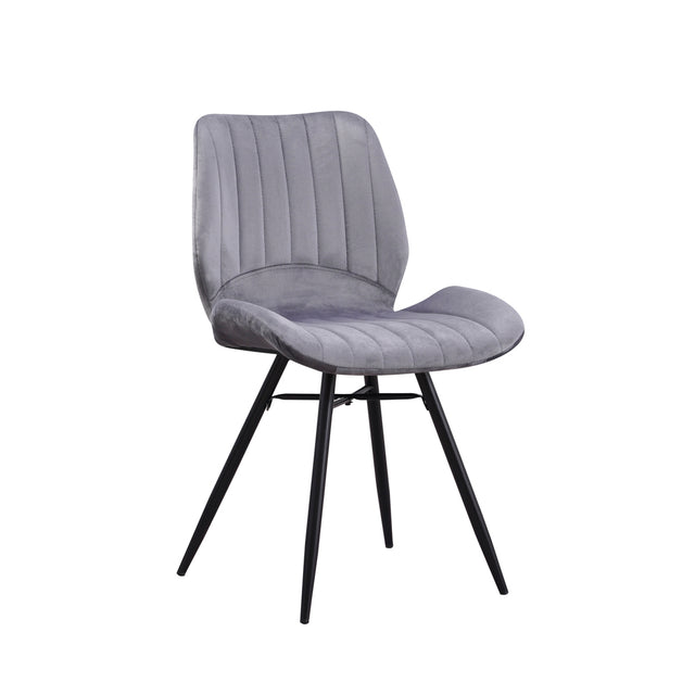 Dining Chair Barron FavoFurn Anthracite LxBxH 71x67x49 Fabric Nnb