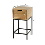 Bedside Table Sloan HomeHaven Brown LxBxH 62x32x32 Acacia wood Nnb