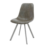 Dining Chair Jagger HomeHaven Taupe LxBxH 65x60x50 Artificial leather Nnb