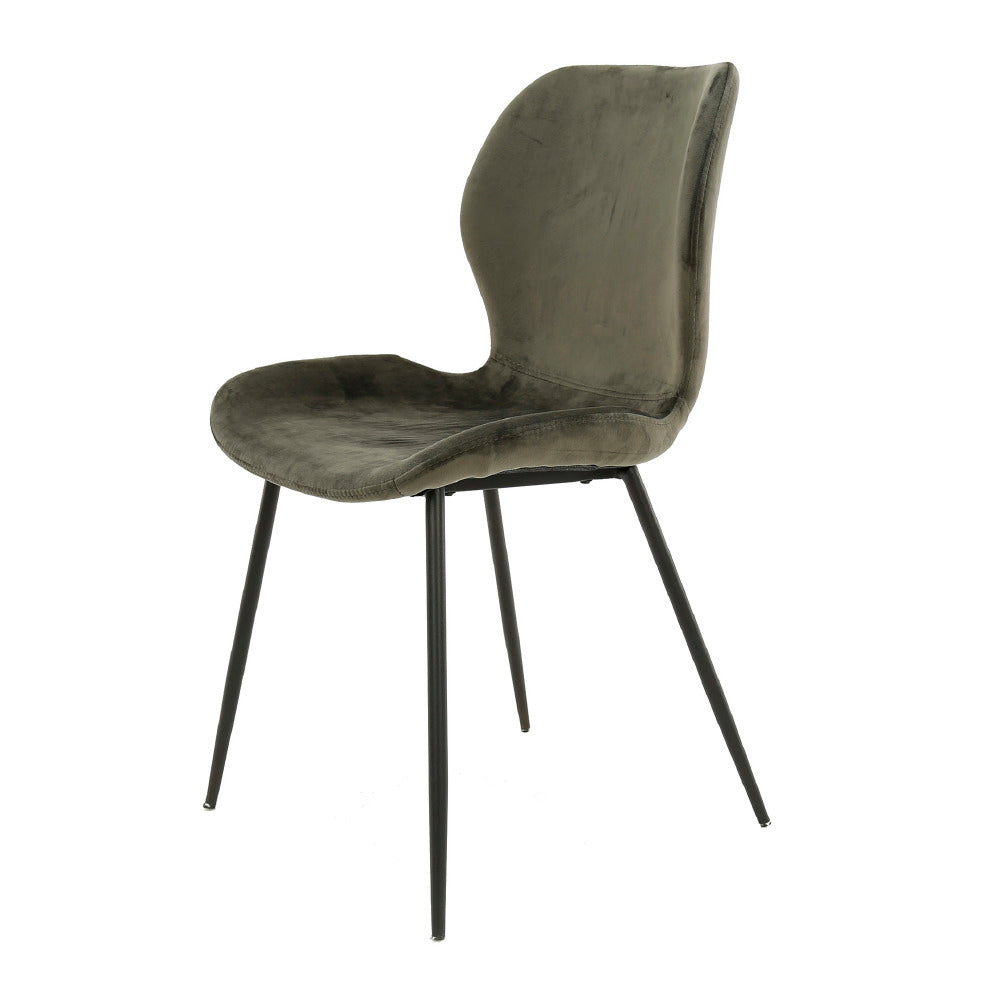 Dining Chair Ingo HomeHaven Anthracite LxBxH 90x59x49 Fabric Nnb