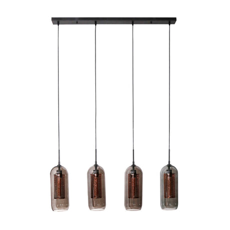 Pendant Light Murphy HomeHaven Anthracite LxBxH 107x69x23 Glass Nnb