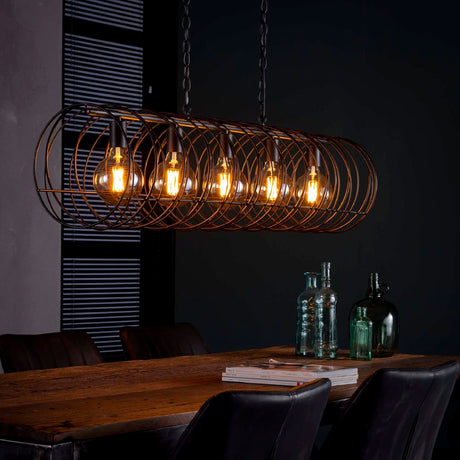 Pendant Light Kelley HomeHaven Black LxBxH 125x37x37 Metal Nnb